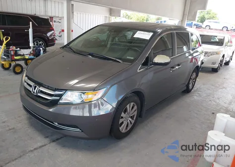 2014 Honda Odyssey Ex-L from USA, damaged, VIN 5FNRL5H65EB111978